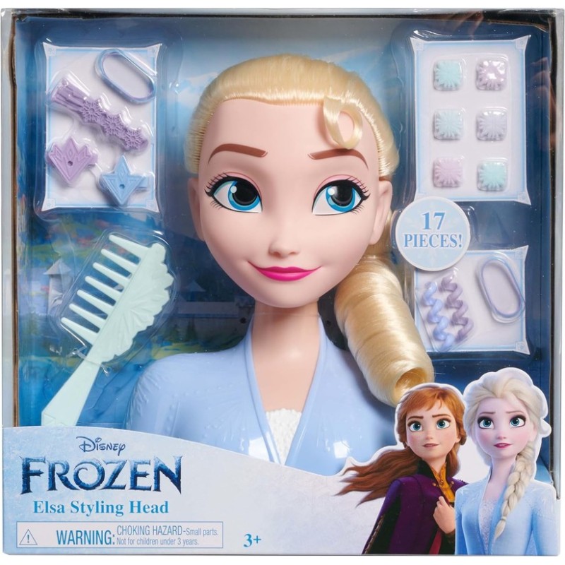 Tête à coiffer Elsa Frozen 2 de Disney Frozen 17 pièces