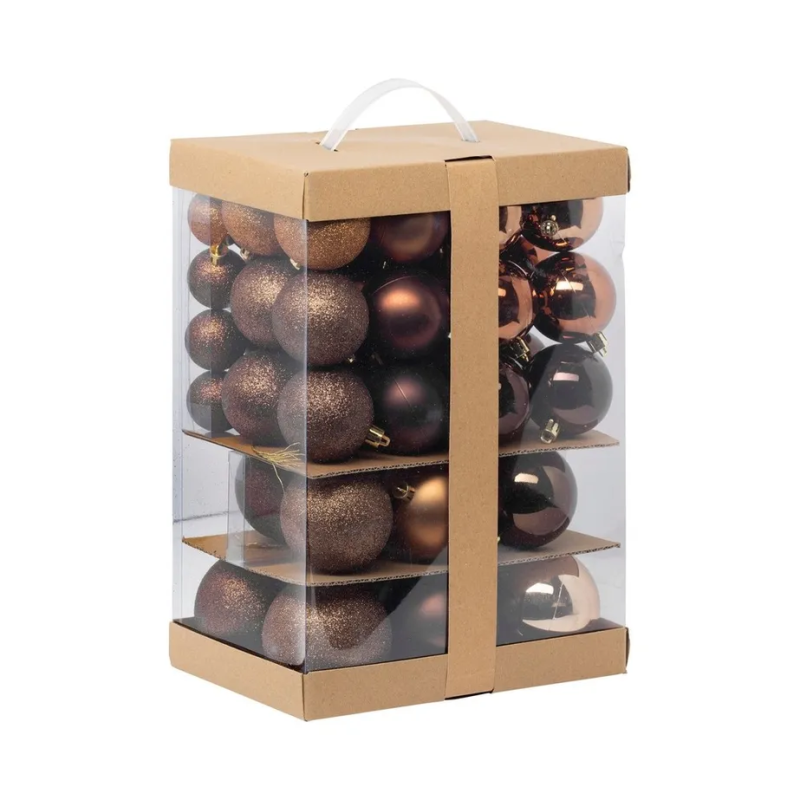 BOULE DE NOËL KIT 60 PIÈCES BOULES