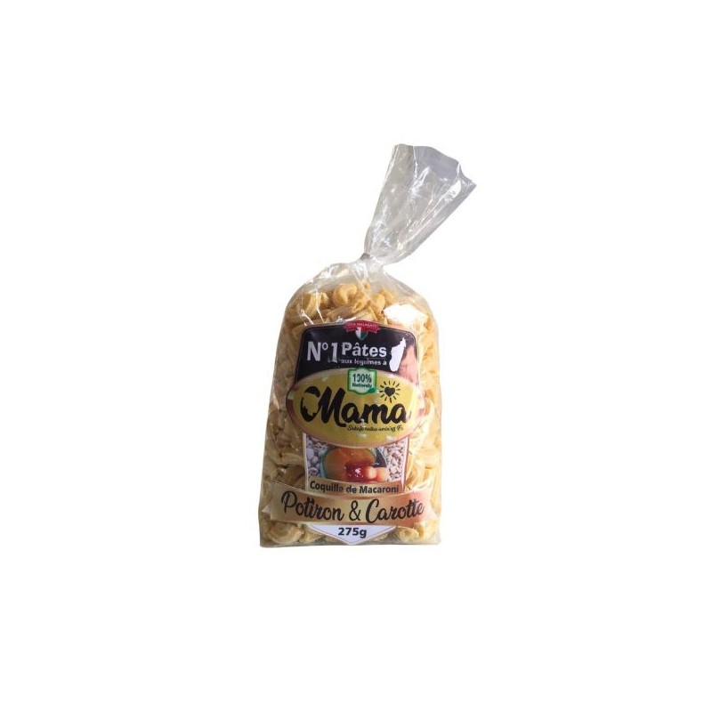 Coquille de Macaroni Potiron & Carotte 275g