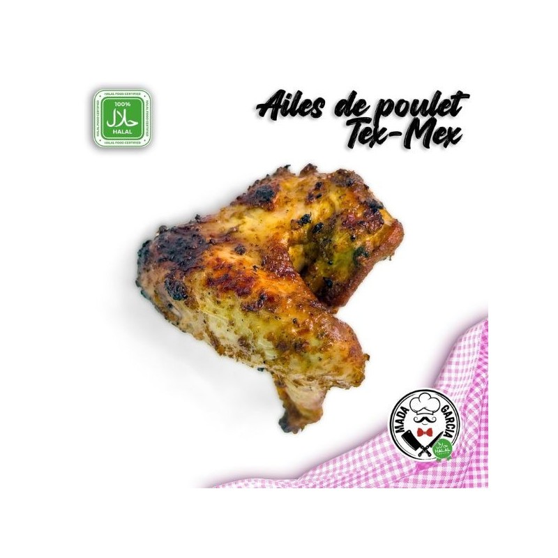 Ailes de poulet Tex-Mex | 1 kg | Livraison J+2