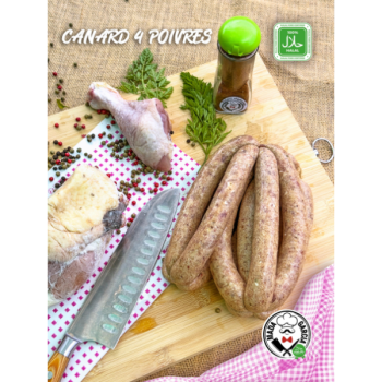 Saucisse Canard 4 poivres |...