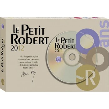 Le Petit Robert 2012 Coffret de 2 volumes CDROM