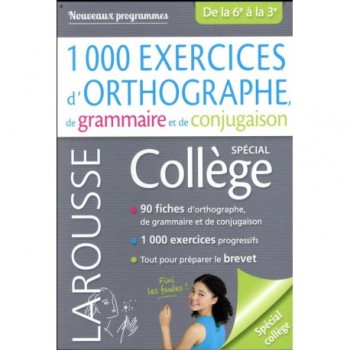 1000 Exercices Orthographe