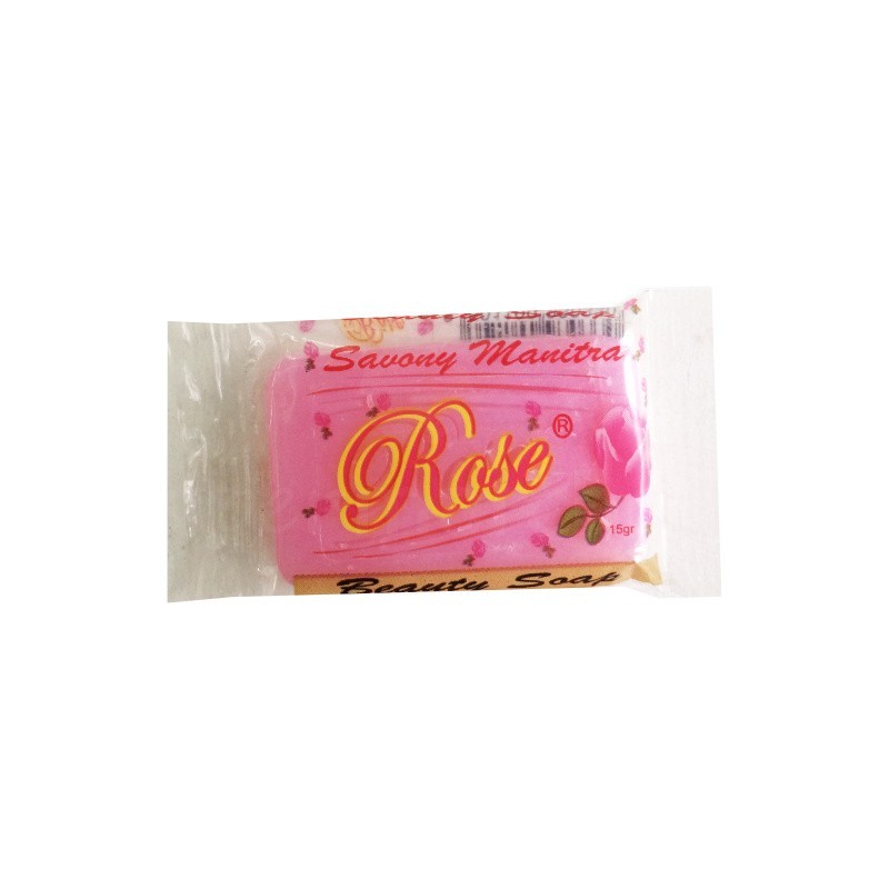 Savon de toilette Nofy Rose Savonnerie Tropicale 15g Savon de toilette Nofy Rose Savonnerie Tropicale 15g