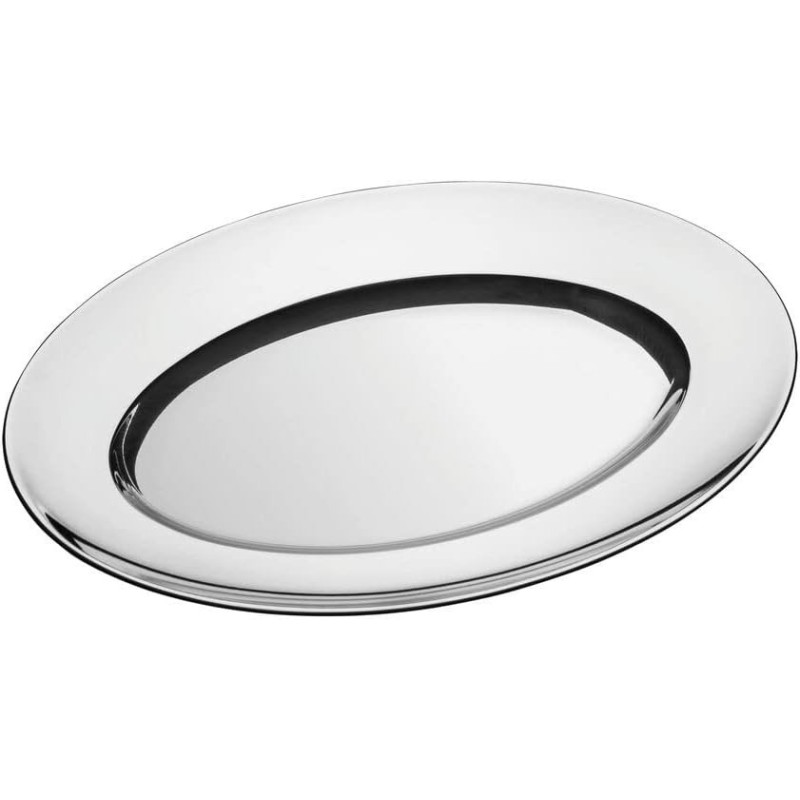 Plateau de service en acier inoxydable de 20x14cm Plateau de service en acier inoxydable de 20x14cm