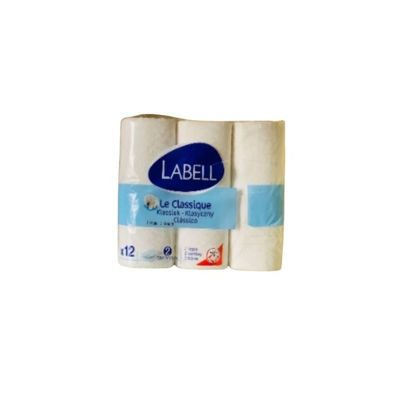 PAPIER TOILETTE LABELL LE CLASSIQUE DOUBLE EPAISSEUR RLX 12 "NET" PAPIER TOILETTE LABELL LE CLASSIQUE DOUBLE EPAISSEUR RLX 12 "NET"