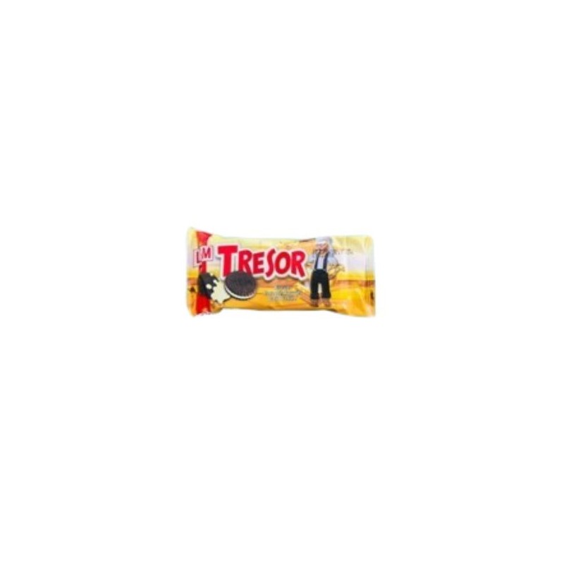 TRESOR BISCUIT FOURRES CACAOTES GOUT VANILLE 60G TRESOR BISCUIT FOURRES CACAOTES GOUT VANILLE 60G