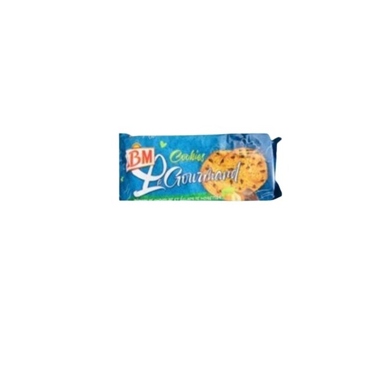 COOKIES LE GOURMAND PEPITES DE CHOCOLAT ET ECLATS DE NOISETTES 140G COOKIES LE GOURMAND PEPITES DE CHOCOLAT ET ECLATS DE NOISETTES 140G