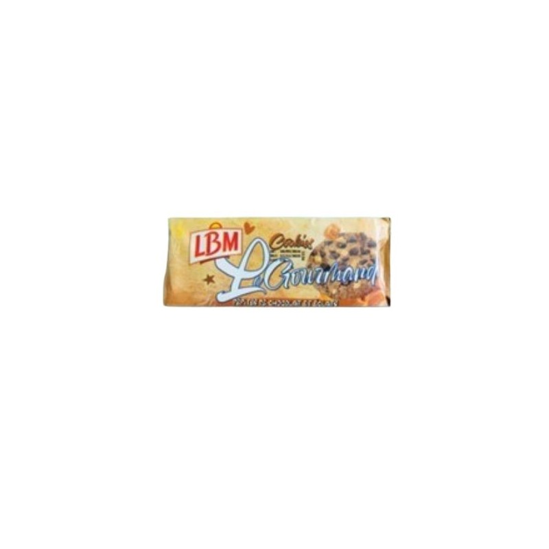 COOKIES LE GOURMAND PEPITES DE CHOCOLAT ET ECLATS D'AMANDES 140G